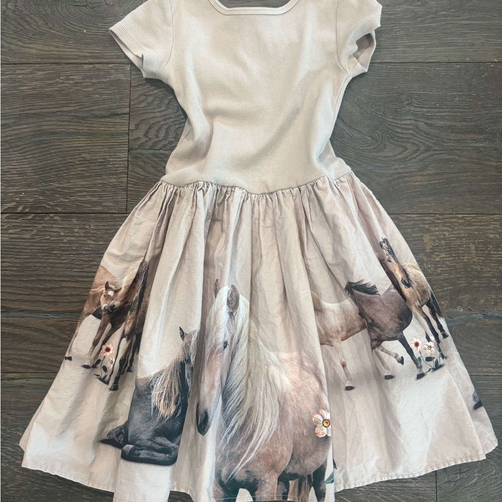 Molo Cream Flutter Sleeve Sundress